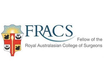 FRACS, Fellow of the Royal Australasian College of Surgeons
